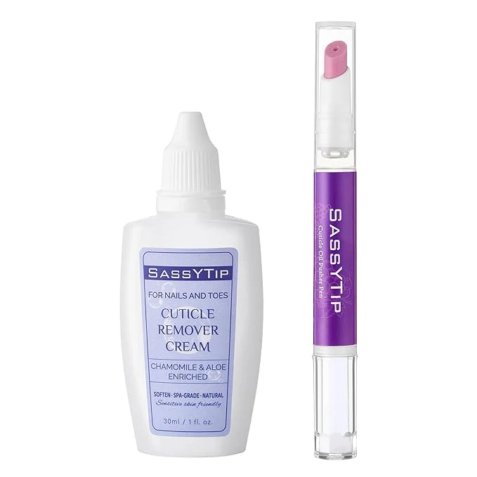 Easy-to-Use Ceramic Cuticle Pusher Oil Pen Cuticle Remover Gel – Gentle Nail Care Kit High-End