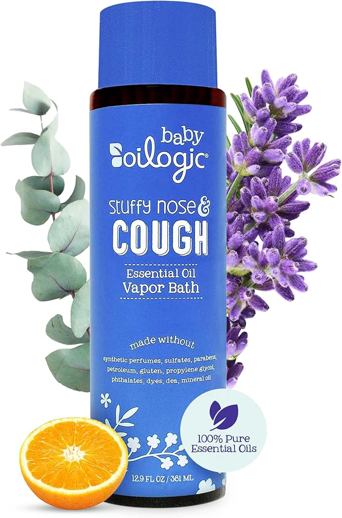 Carefully Designed Oilogic Stuffy Nose Cough Essential Oil Vapor Bath Contemporary