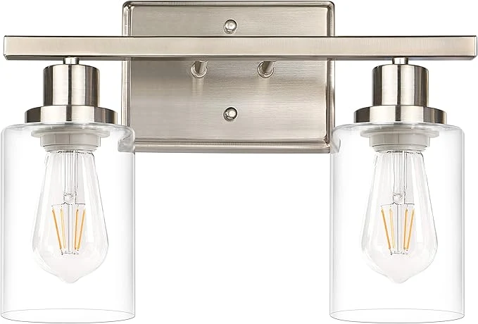 Pure Ascher 2-Light Wall Sconces Modern Vanity Light Fixture High-Grade