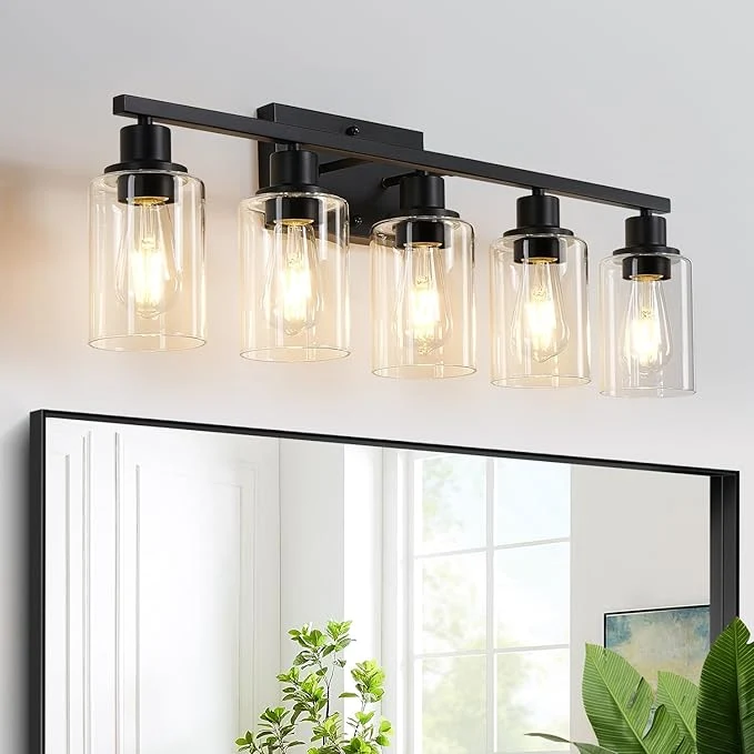 Reliable MOKATNG 5-Light Bathroom Light Fixtures Vanity Light High-Grade
