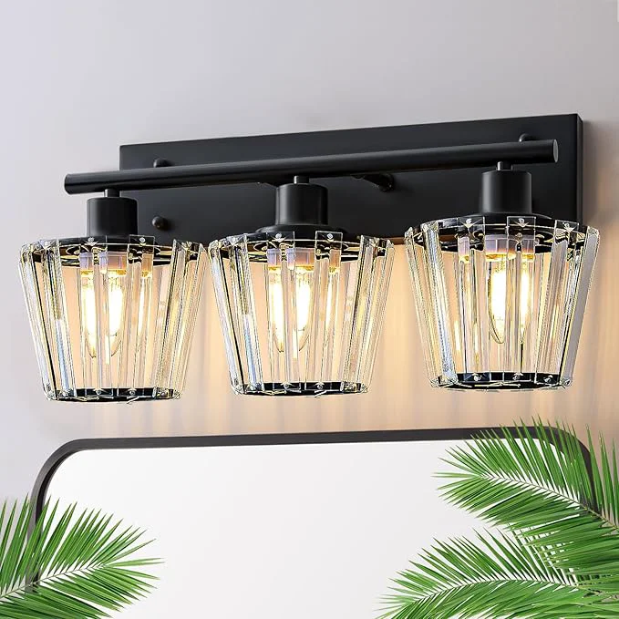 Sustainable Bathroom Light Fixtures 3-Light Vanity Light First-Class
