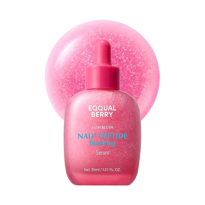 Innovative EQQUALBERRY NAD Peptide Boosting Serum – Niacinamide 2 14 Peptides Vegan Minimalist