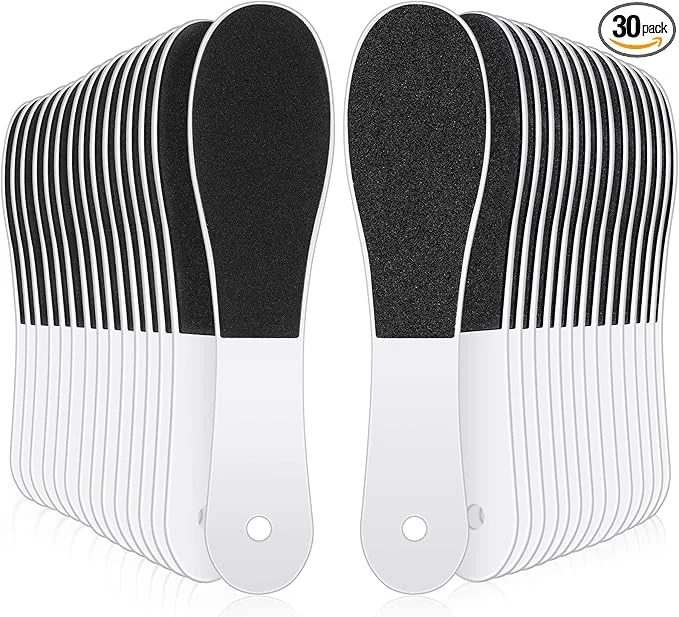 Verified Lothee 30 Pack Foot File Foot Callus Remover Double Sided Professional High-Grade