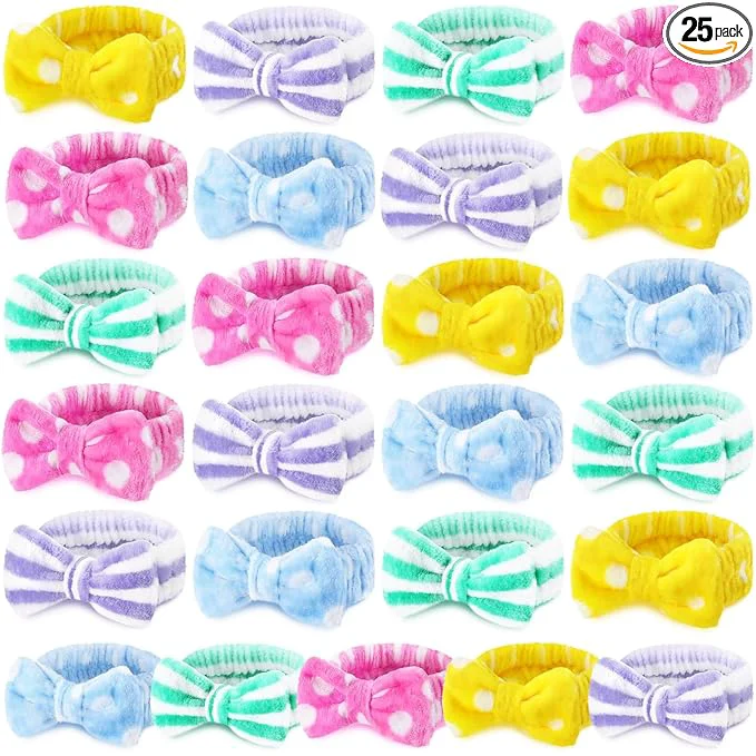 Outstanding 25 Pcs Spa Headband Bulk Makeup Headbands Enhanced
