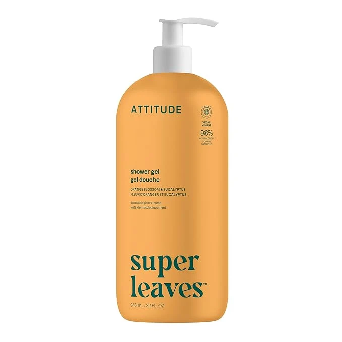 Dependable ATTITUDE Body Wash EWG Shower Gel Dermatologically Tested Plant and Eco-Friendly