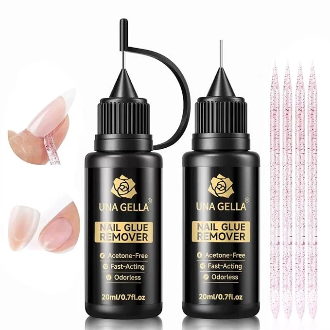 Reliable UNA GELLA 20ml 2PCS Nail Glue Remover Advanced