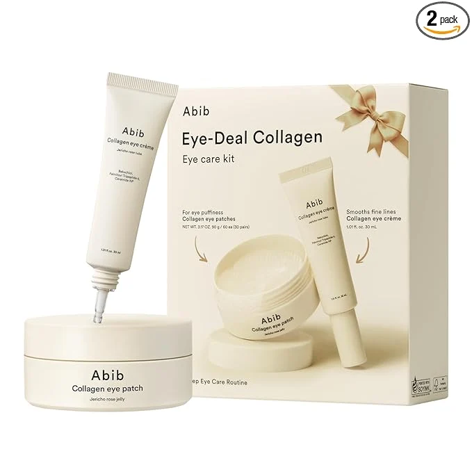 Durable Abib Eye- Collagen Eye Care Kit Collagen Eye Patch Eye Cream Puffy Optimized