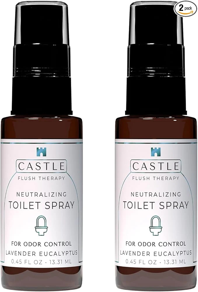 Soft Castle Flush Therapy Neutralizing Toilet Spray Odor Control Mist Over the Stylish