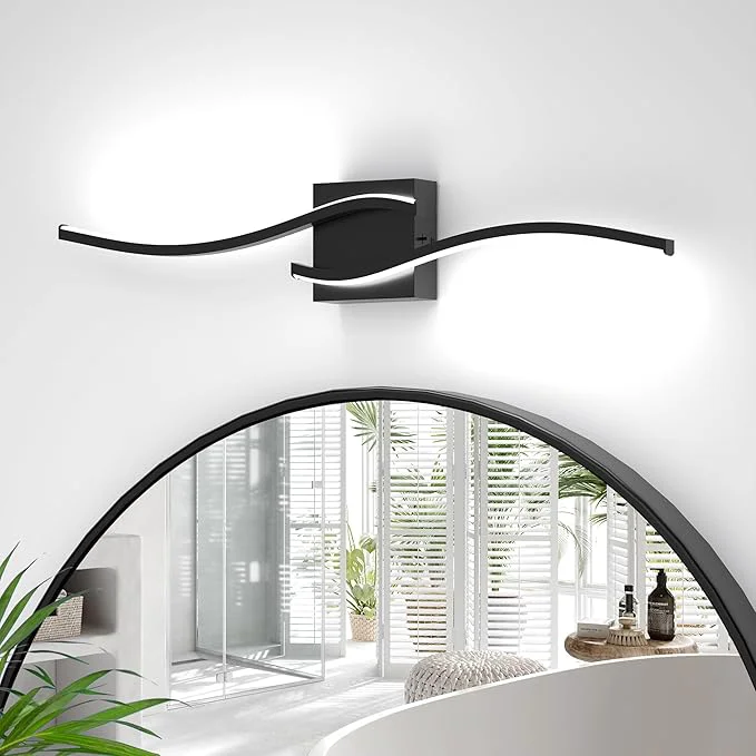 Original Espird 23inch Led Bathroom Vanity Light Bar Matte Black 5CCT Dimmable Flexible