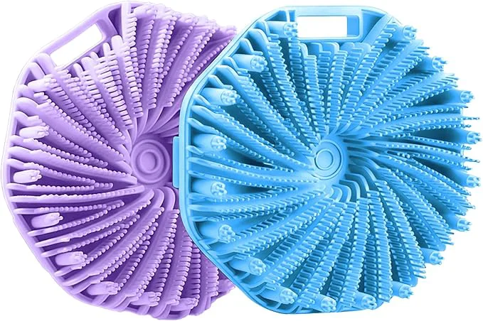 Crafted RamPula Silicone Body Scrubber Silicone Loofah Quick-Dry Exfoliating Body Sustainable