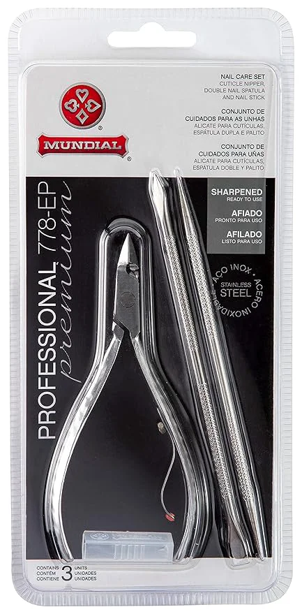Contemporary Mundial Nail Care 3 Piece Set Modern
