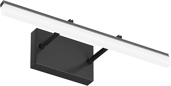 First-Class Aipsun 19.7 inch Modern Black Vanity Light Adjustable LED Bathroom Light Reusable