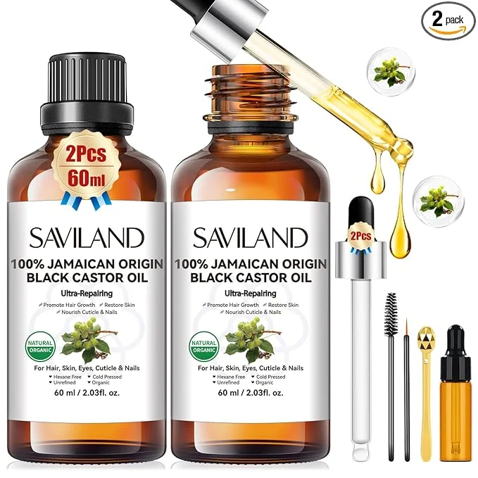 SAVILAND Jamaican Black Castor Oil Pure Unrefined Specialty