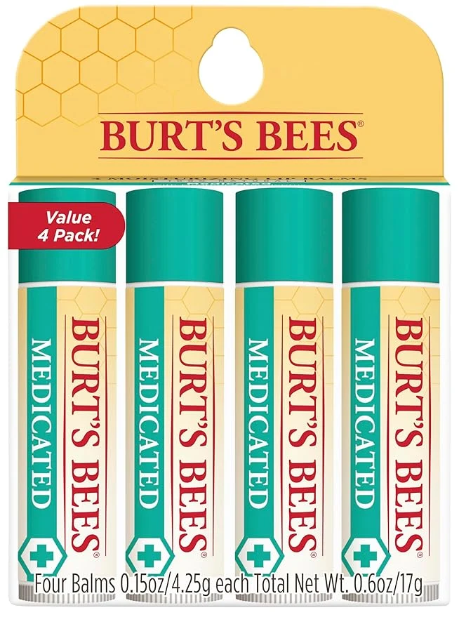 Natural Burt's Bees Medicated Lip Balm Fashionable