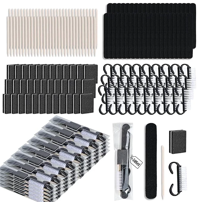 Fashionable 50 Sets Disposable Manicure Kit Basics 4 Piece Nail Kit Quality
