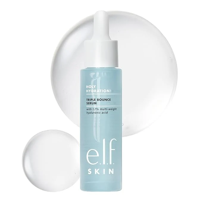 High-Quality e.l.f. SKIN Holy Hydration Triple Bounce Serum 1.7 Hyaluronic Acid Serum Fine