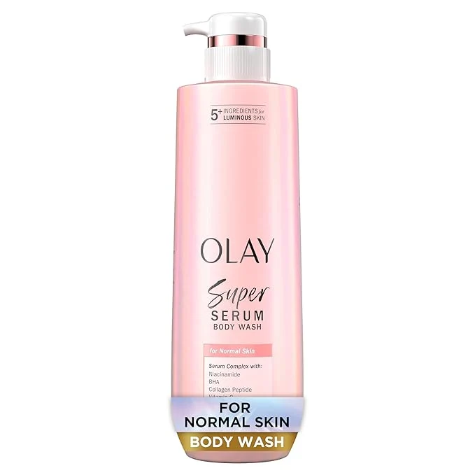 Premium Olay Super Serum Body Wash for Normal Skin 24hr Long Lasting Hydration Enhanced