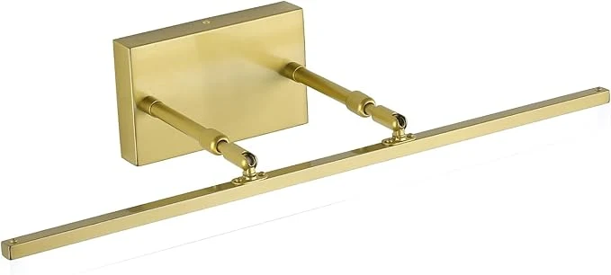 Minimalist Aipsun Bathroom Vanity Light Brushed Gold Modern LED Vanity Lighting Over Durable