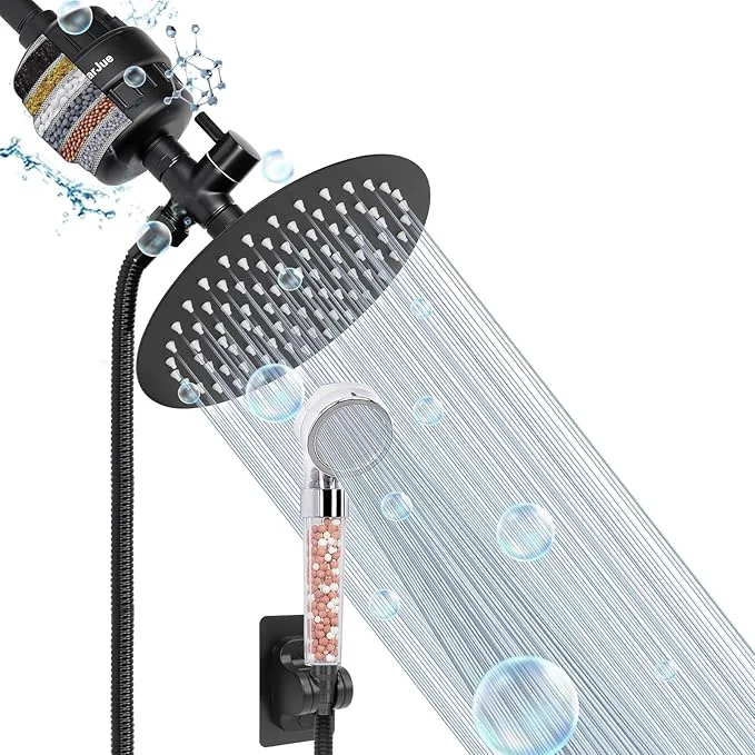 Superior HarJue Filter Shower Head High Pressure 8 Inch Rainfull Original