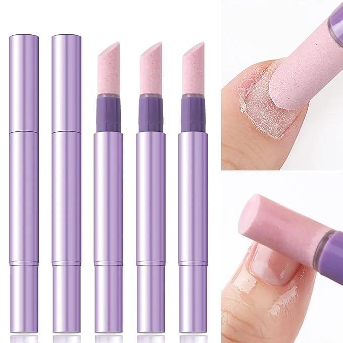 Proven 5PCS Cuticle Oil Pusher Pen Set 2-in-1 Ceramic Cuticle Pushers Specialty