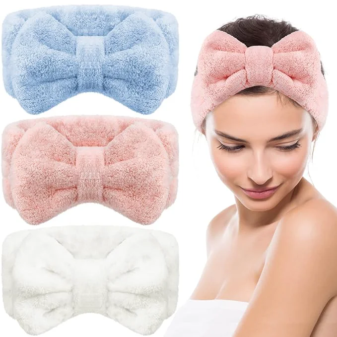 Unique Hicarer 3-Piece Towel Headbands Expertly Made
