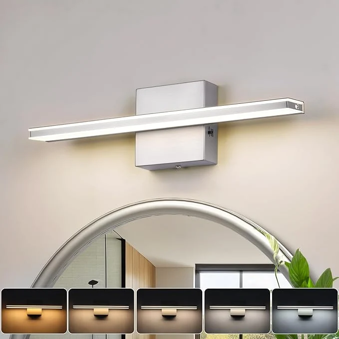 Fine LED Brushed Nickel Vanity Lights Elite