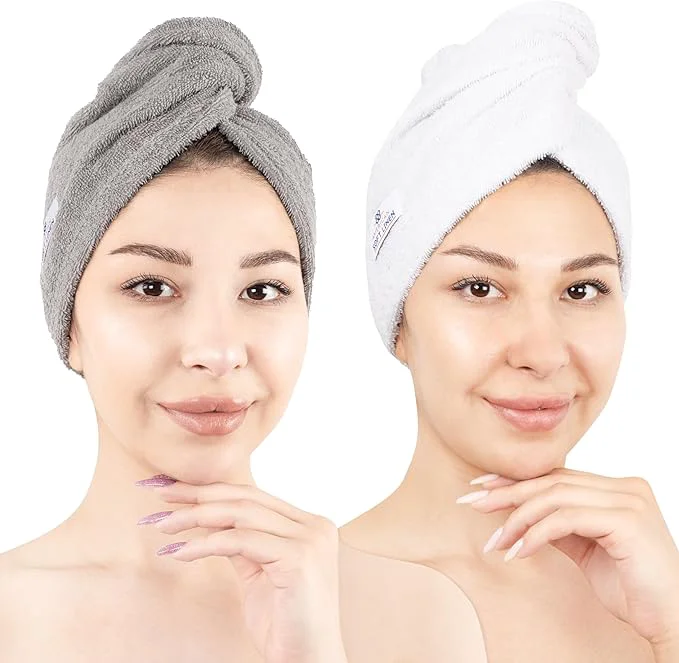 Exceptional American Soft Linen Cotton Hair Towels Top-Quality