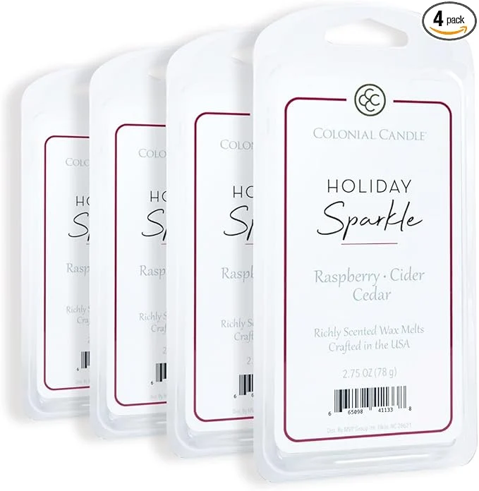 Dependable Colonial Candle Holiday Sparkle Scented Wax Melts Wax Melt Warmer Cubes Optimized