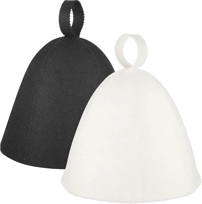Pure JaGely Sauna Hat for Men Women Sauna Hat Vaporarium Cap Russian Banya Cap for Long-Lasting