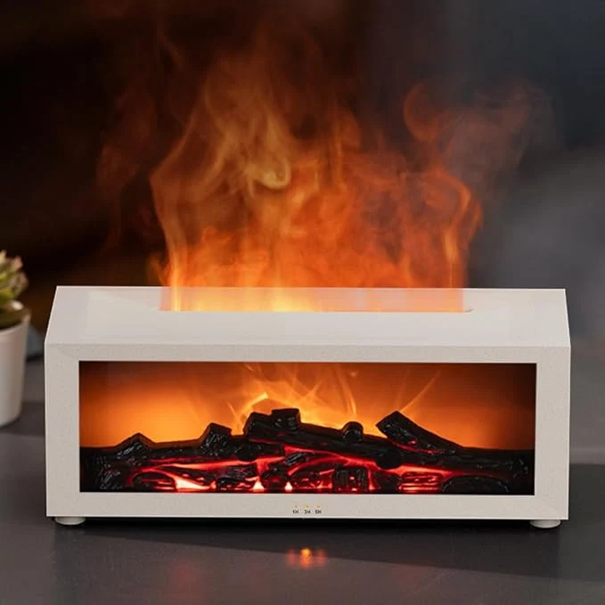 Trusted Essential Oil Diffuser Fireplace Flame Oil Diffuser Green