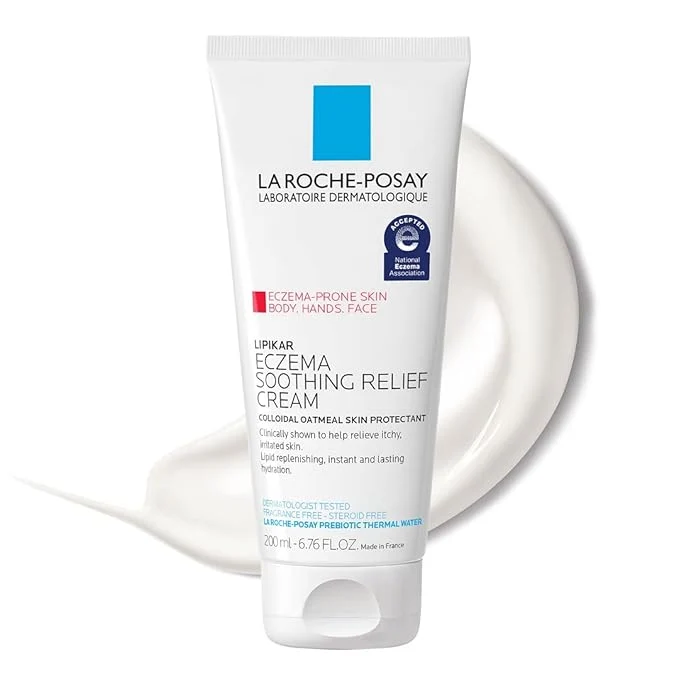 Natural La Roche-Posay Lipikar Soothing Relief Eczema Cream Face and Body Lotion Versatile