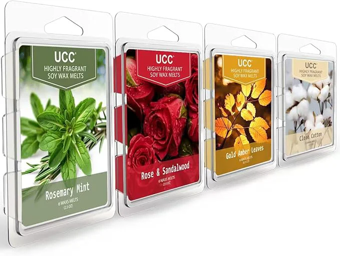 Responsible UCC Wax Melts Soy Wax Cubes Strong Scent Long Lasting Premium Scented Mix User-Friendly
