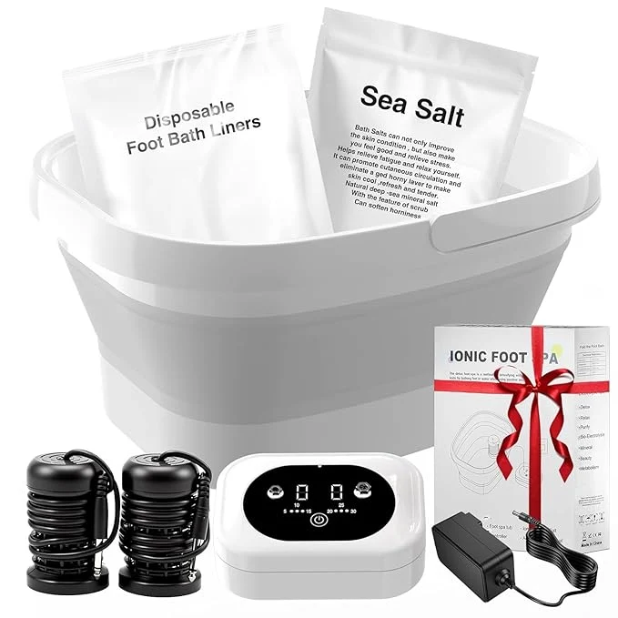Breathable Ionic Foot Bath Detox Machine Foot Detox Foot Bath Soak Tub First-Class