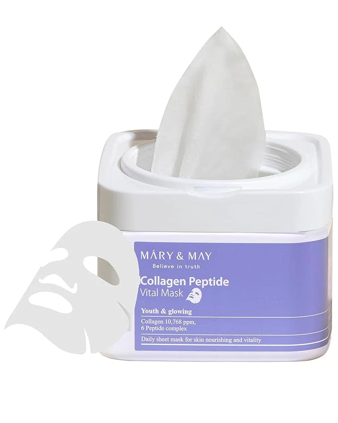 Durable Mary May Collagen Peptide Vital Mask – Pull-Out Case Flexible