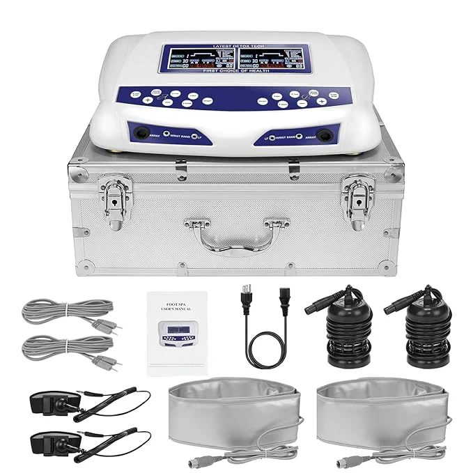 High-Performance Veicomtech Dual Ionic Foot Bath Detox Machine 2 in 1 Foot Detox Machine Flexible