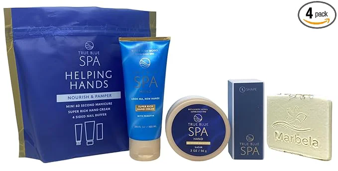 Innovative Bath Body Works Spa Helping Hands True Blue Spa Gift High-End