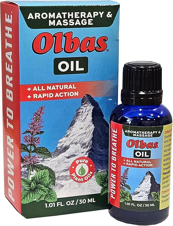Smooth Olbas Massage and Aromatherapy Oil 1.01 Fl Oz body massage oil Swiss Herbal Quality