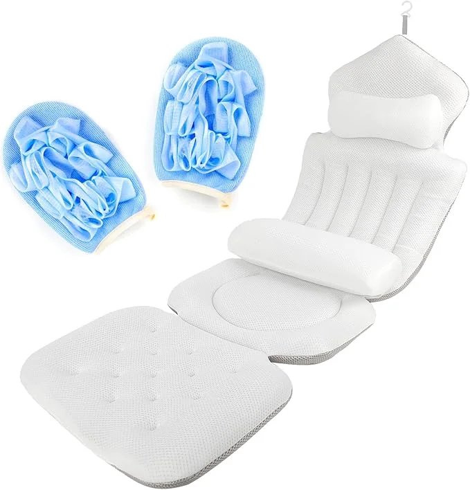 Environmentally Friendly Luxury Full Body Bath Pillow for Tub Verified