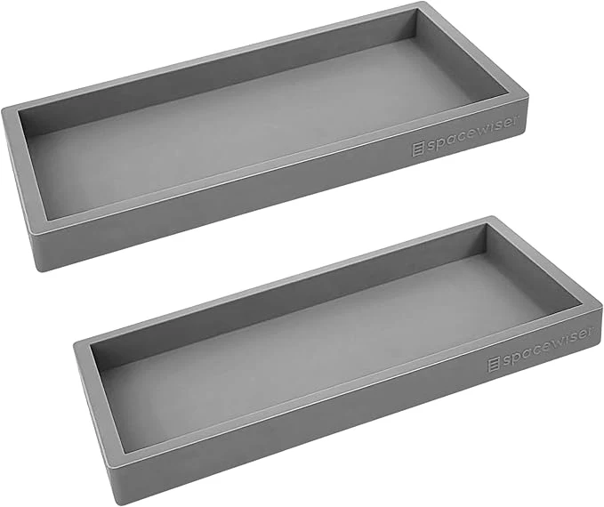 Flexible Spacewiser Countertop and Vanity Tray Clean