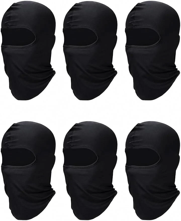 Prestigious SATINIOR 6 Pcs Ski Mask Cover Balaclava Full Face Mask Summer Face Cover UV Solid