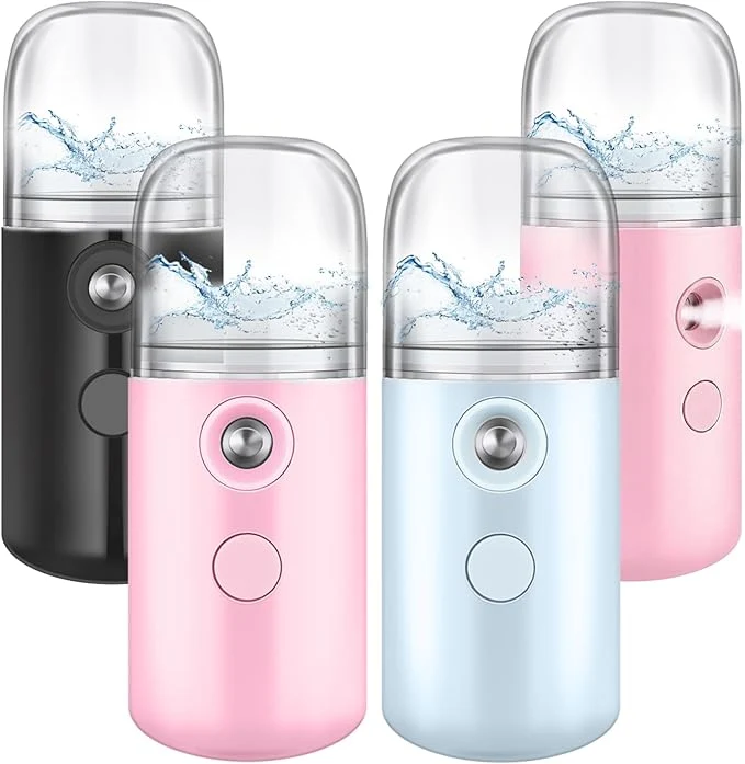 Efficient Mudder 4 Pcs Nano Facial Mister Handy Nano Mist Sprayer 30ml Visual Water Tank Natural