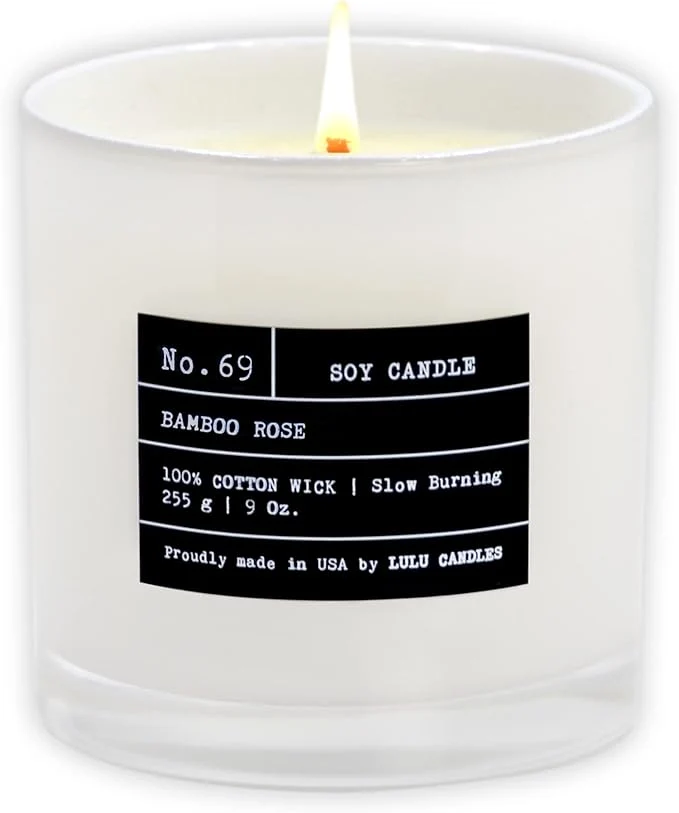 Proven Lulu Candles Bamboo Rose Highly Scented Candles Secure
