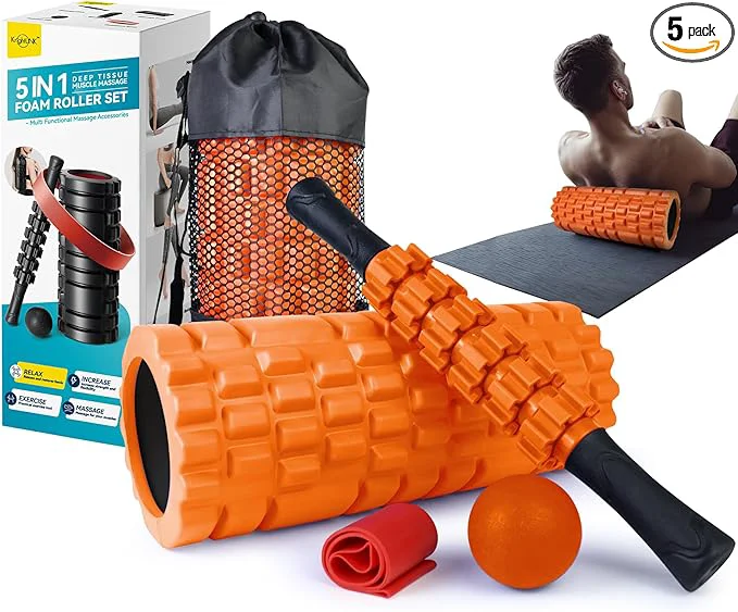Quality Krightlink 5 in 1 Foam Roller Set Fashionable