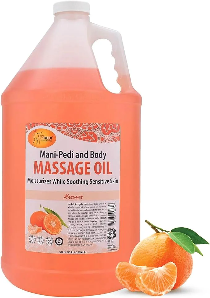 Consistent SPA REDI Mandarin Massage Oil – Professional Family Skin Nourishment Contemporary