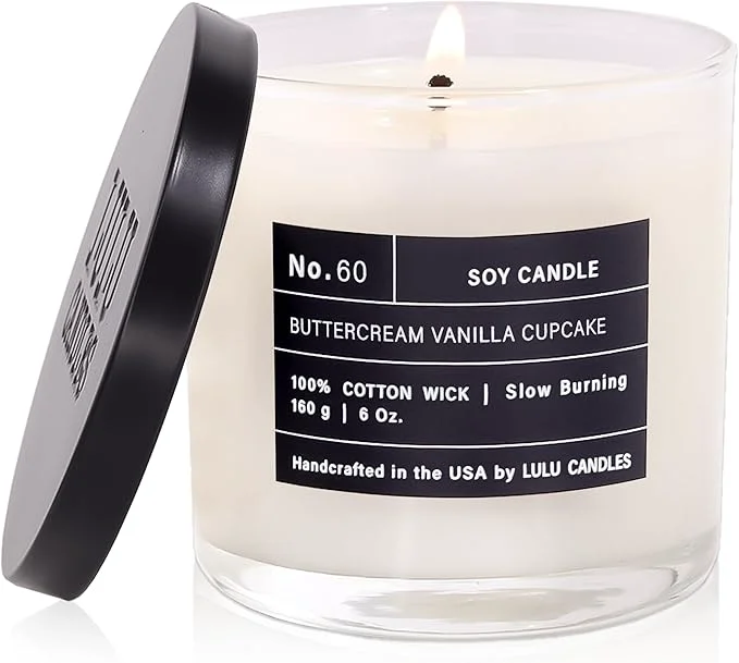 Effective Lulu Candles Buttercream Vanilla Cupcake Luxury Scented Soy Jar Candle Responsible