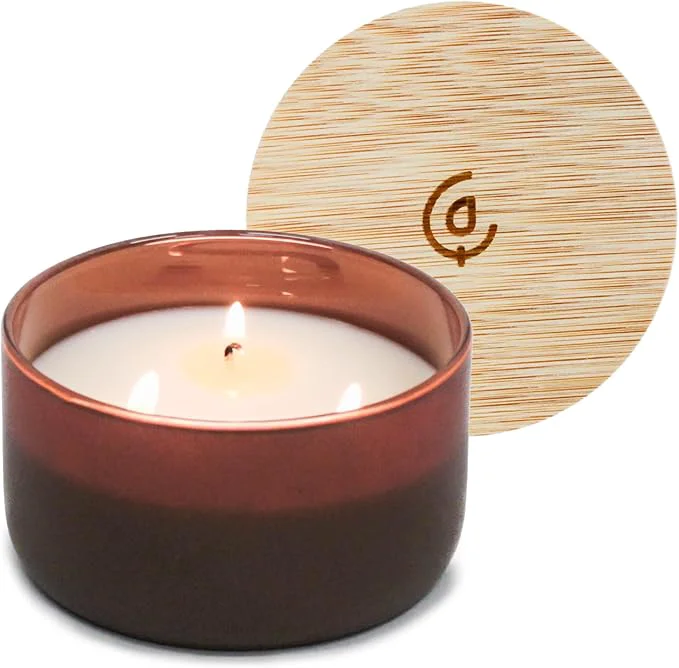 Advanced Calyan Wax Co. Mahogany Cashmere 3 Wick Scented Candle High-Grade