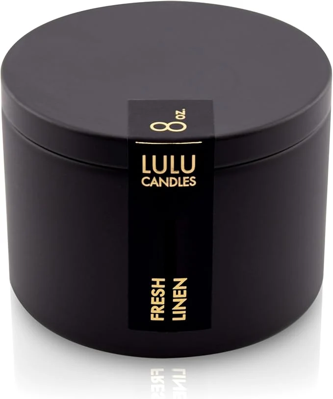 Traditional Lulu Candles Fresh Linen Scented Candle Smells Clean Crisp Luxury