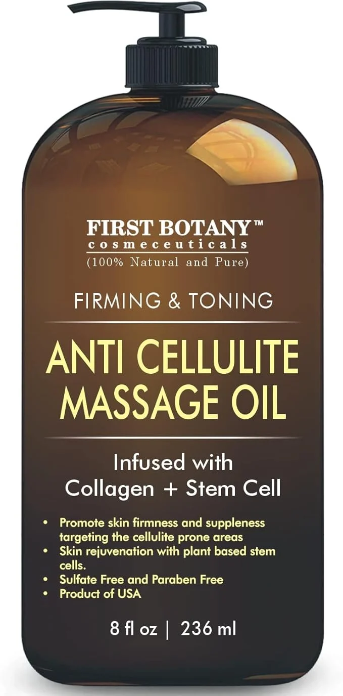 Durable First Botany Anti-Cellulite Massage Oil Infused Safe