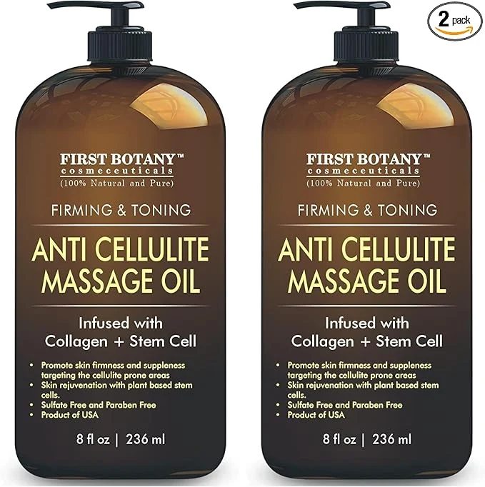 Long-Lasting First Botany Anti-Cellulite Massage Oil Infused Carefully Designed