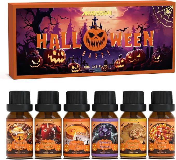 Luxury ARVIDSSON Halloween Fragrance Oils Set Fall Essential Oils Expertly Made